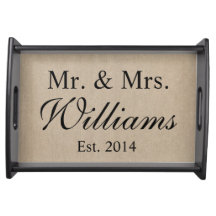 Gepersonaliseerde Mr. & Mrs Wedding
