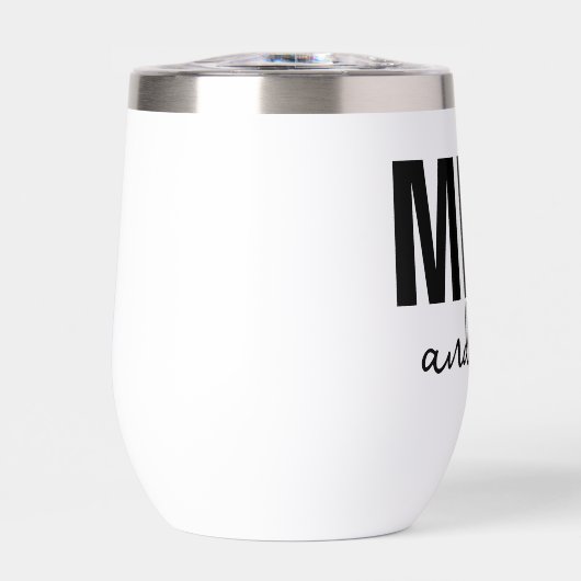 Gepersonaliseerde MRS Naam Bruiloft Pas getrouwd (Voorkant)