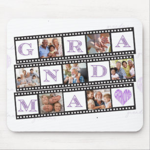 Gepersonaliseerde Muismat van oma met 7 foto's!