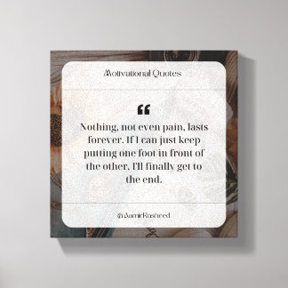 Gepersonaliseerde muurkunst Design die tot u sprek Canvas Afdruk