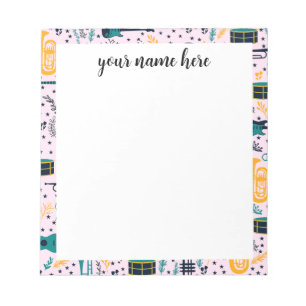 Gepersonaliseerde muziekinstrumenten Notitieblok