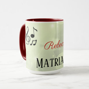 Gepersonaliseerde muziekkamer mok