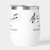 Gepersonaliseerde muziekleraar Muzikale noten (Rechts)