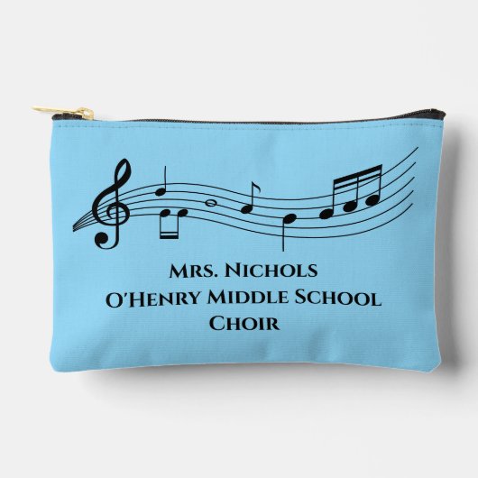 Gepersonaliseerde muziekleraar Muzikale noten Etui (Voorkant)