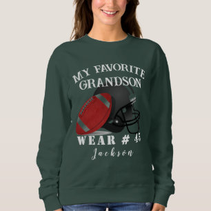 Gepersonaliseerde naam Amerikaanse football grooto Trui