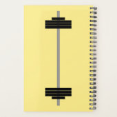 Gepersonaliseerde naam + Barbell Planner (Achterkant)