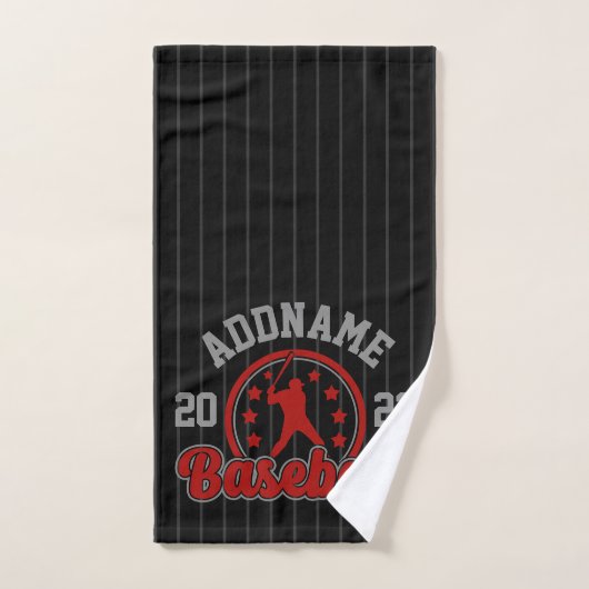 Gepersonaliseerde NAAM Baseball Team Speler Game Bad Handdoek (Handdoek)