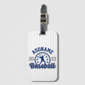 Gepersonaliseerde NAAM Baseball Team Speler Game Bagagelabel (Voorkant (verticaal))
