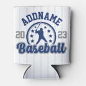 Gepersonaliseerde NAAM Baseball Team Speler Game Blikjeskoeler (Voorkant)