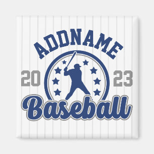 Gepersonaliseerde NAAM Baseball Team Speler Game Magneet
