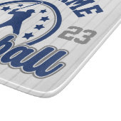 Gepersonaliseerde NAAM Baseball Team Speler Game Snijplank (Hoek)