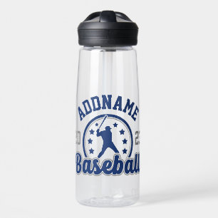 Gepersonaliseerde NAAM Baseball Team Speler Game Waterfles