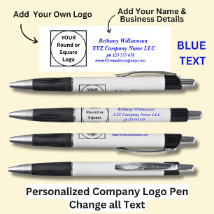Gepersonaliseerde naam Bedrijf telefoon e-mail, Bl Pen