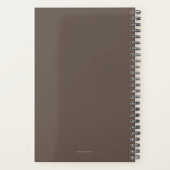 Gepersonaliseerde naam Boho Rainbow Planner (Achterkant)
