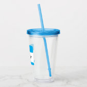 Gepersonaliseerde naam Bruiloft Familie Vakantie R Acryl Drinkbeker (Links)