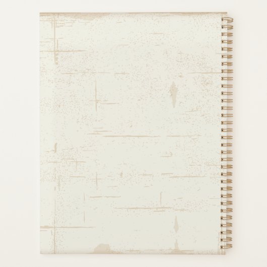 Gepersonaliseerde NAAM Bull Steer Skull Westerne R Planner (Achterkant)