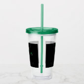 Gepersonaliseerde naam Business Acrylic Tumbler Acryl Drinkbeker (Rechts)