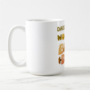 Gepersonaliseerde naam cadeau voor zoon of dochter koffiemok