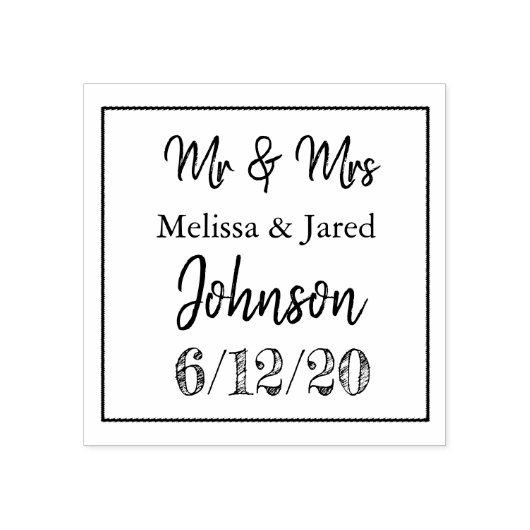 Gepersonaliseerde naam dank u stempels (Afrduk)