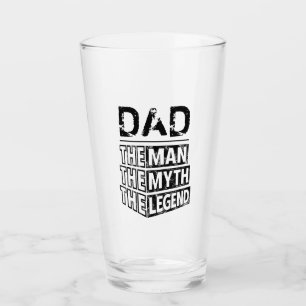 Gepersonaliseerde naam De man De mythe De legende Glas