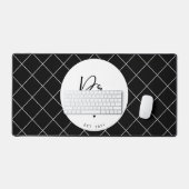 Gepersonaliseerde naam Dr Minimalist Doctor Afstud Bureaumat (Keyboard & Muis)