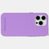 Gepersonaliseerde naam Elegant Eenvoudige Lavendel Case-Mate iPhone Case (Achterkant (horizontaal))