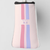 Gepersonaliseerde naam en initiaal golfheadcover (Draai 90)