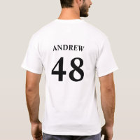 Gepersonaliseerde naam en Jersey nummer