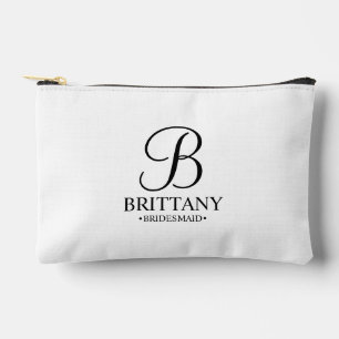 Gepersonaliseerde naam en monogram van het bruidsm etui