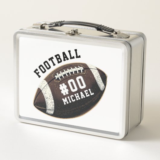 Gepersonaliseerde naam en nummer Amerikaans footba (Voorkant)