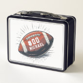 Gepersonaliseerde naam en nummer Amerikaans footba (Achterkant)