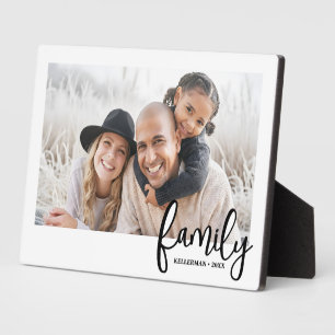 Gepersonaliseerde Naam Familie Foto Fotoplaat