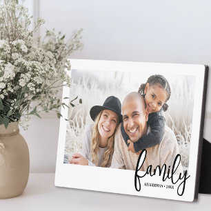 Gepersonaliseerde Naam Familie Foto Fotoplaat