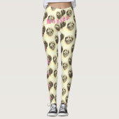 Gepersonaliseerde naam Fitness Leggings (Voorkant)