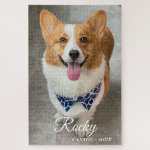gepersonaliseerde NAAM & foto hond Legpuzzel