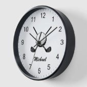 Gepersonaliseerde Naam Golf stick bal Golfer Golfe (Hoek)