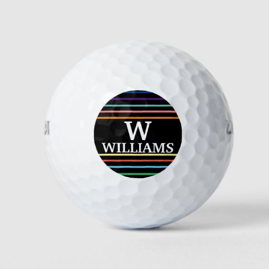 gepersonaliseerde naam golfballen (Voorkant)