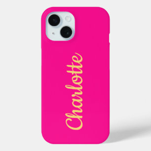 Gepersonaliseerde naam Hot Pink Sinaasappel