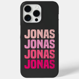 Gepersonaliseerde naam Jonas I Love Jonas iPhone 15 Pro Max Hoesje