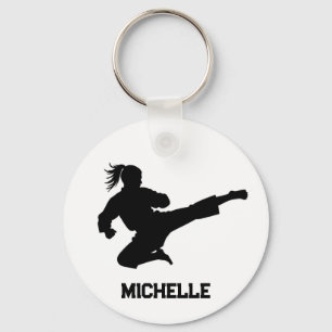 Gepersonaliseerde naam Karate / Taekwondo / judo Sleutelhanger