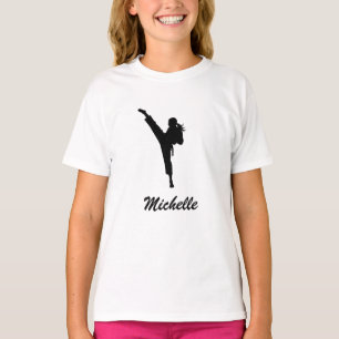 Gepersonaliseerde naam Karate / Taekwondo / judo T-shirt