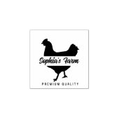 Gepersonaliseerde  naam Kippenei Rubberstempel (Afrduk)