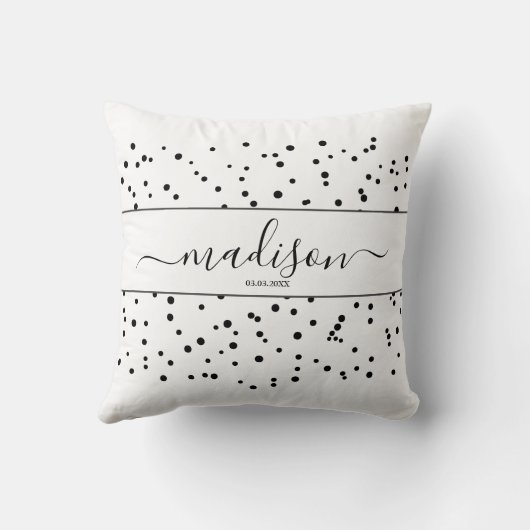 gepersonaliseerde naam kussen (Achterkant)