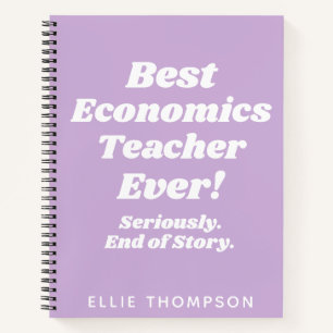 Gepersonaliseerde Naam Leraar Waardering Gift Paar Notitieboek