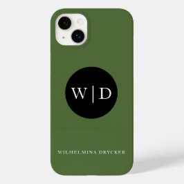 Gepersonaliseerde naam met Monogram Case-Mate iPhone 14 Plus Hoesje