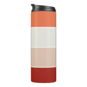 Gepersonaliseerde naam modern eenvoudig en trendy thermosbeker (Geroteerd rechts)