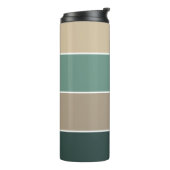 Gepersonaliseerde naam modern eenvoudig en trendy thermosbeker (Gedraaid links)