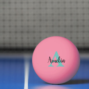 Gepersonaliseerde naam Monogram Ping Pong Ball
