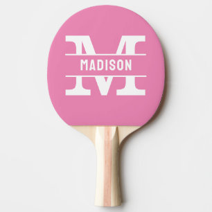 Gepersonaliseerde Naam Monogram Tafeltennisrackets Tafeltennisbatje