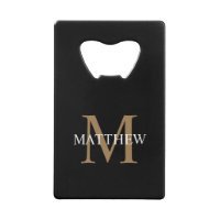 Gepersonaliseerde naam Monogram zwart